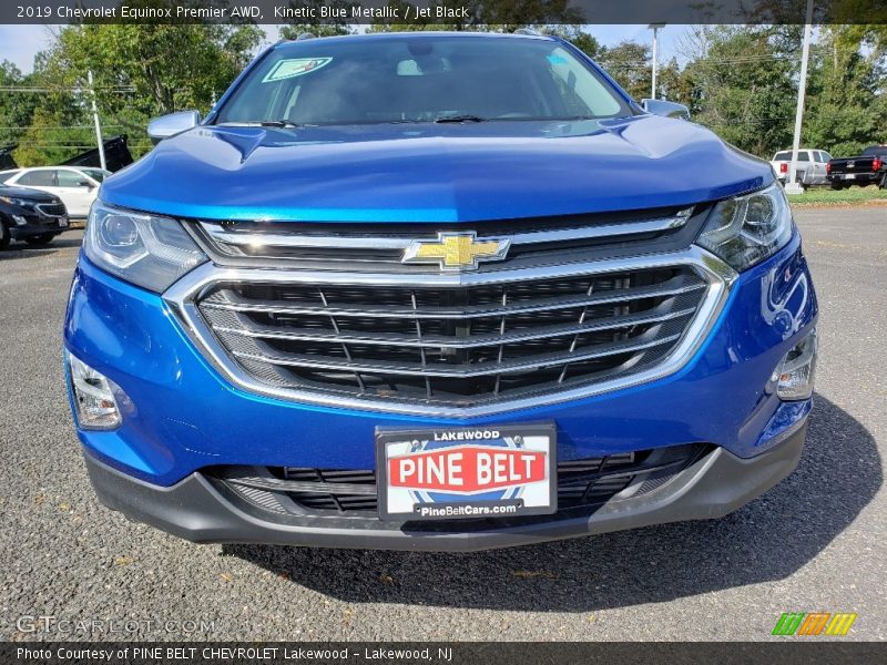 Kinetic Blue Metallic / Jet Black 2019 Chevrolet Equinox Premier AWD