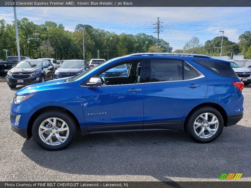 Kinetic Blue Metallic / Jet Black 2019 Chevrolet Equinox Premier AWD