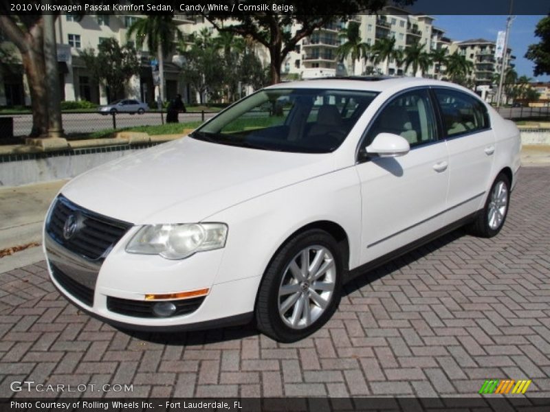 Candy White / Cornsilk Beige 2010 Volkswagen Passat Komfort Sedan