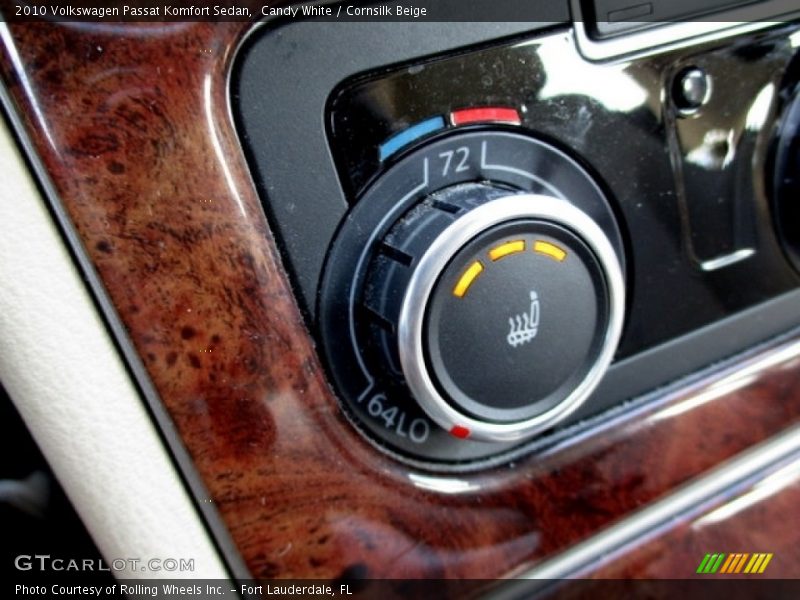 Candy White / Cornsilk Beige 2010 Volkswagen Passat Komfort Sedan