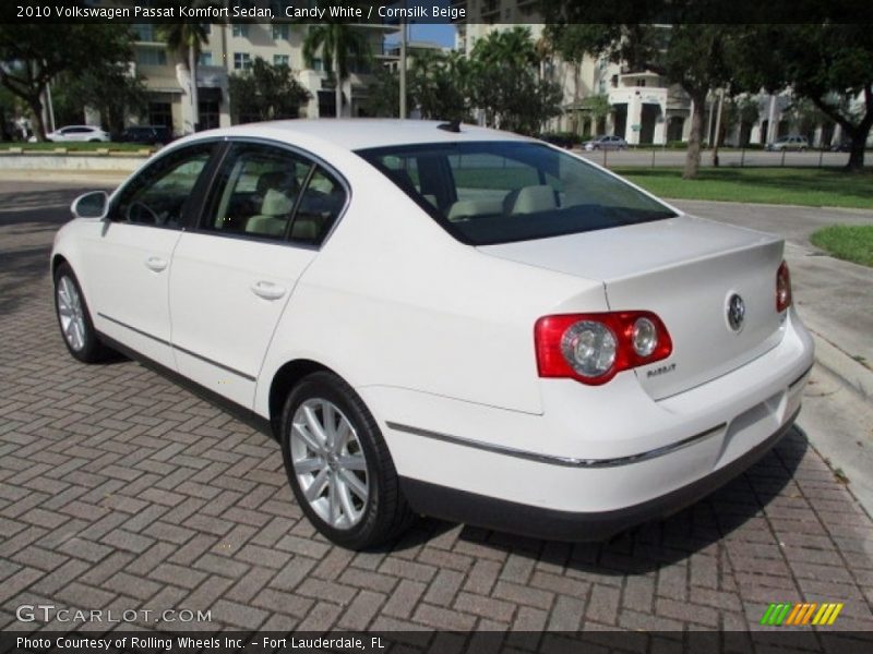Candy White / Cornsilk Beige 2010 Volkswagen Passat Komfort Sedan