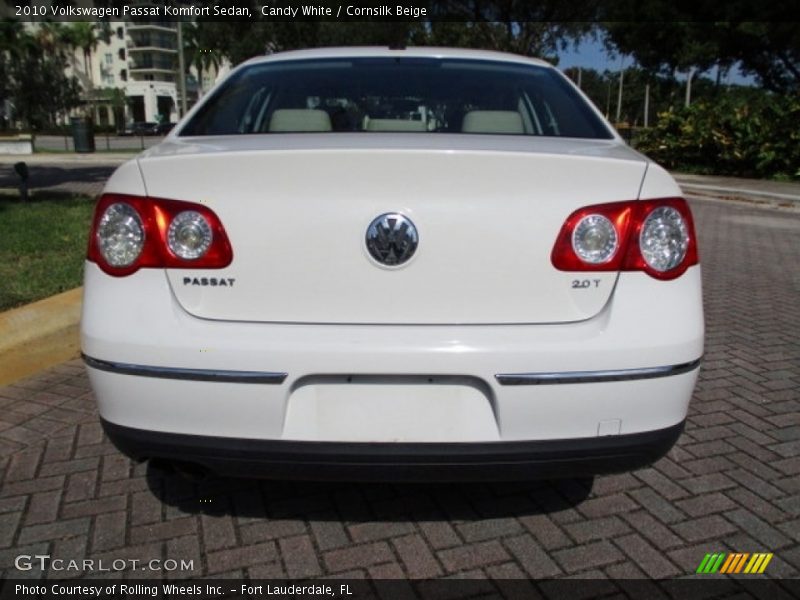 Candy White / Cornsilk Beige 2010 Volkswagen Passat Komfort Sedan