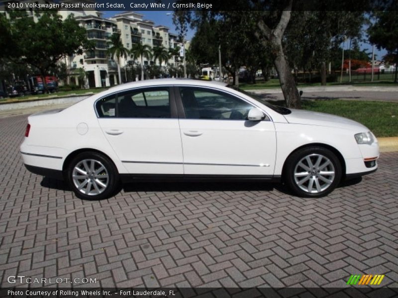 Candy White / Cornsilk Beige 2010 Volkswagen Passat Komfort Sedan