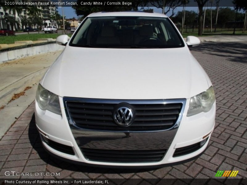 Candy White / Cornsilk Beige 2010 Volkswagen Passat Komfort Sedan