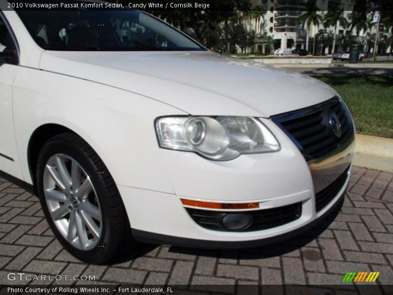 Candy White / Cornsilk Beige 2010 Volkswagen Passat Komfort Sedan