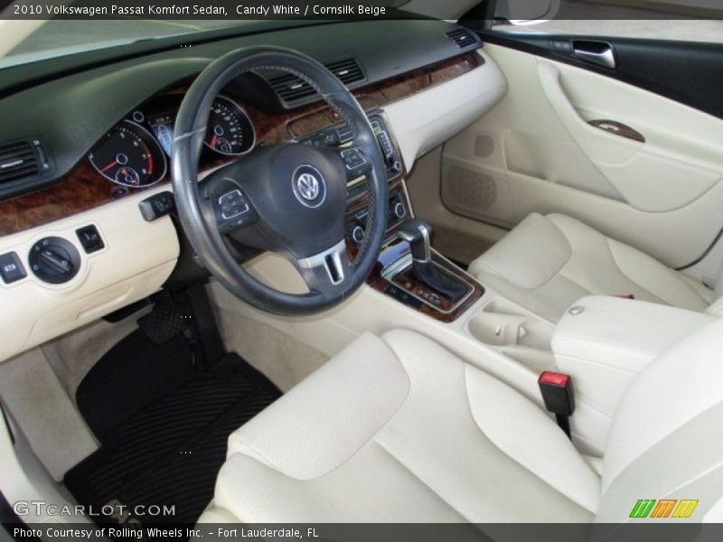 Candy White / Cornsilk Beige 2010 Volkswagen Passat Komfort Sedan