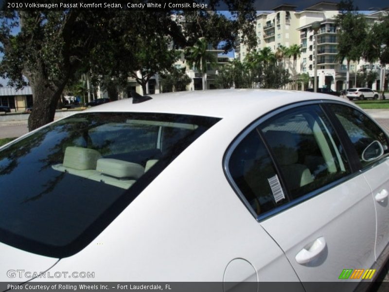 Candy White / Cornsilk Beige 2010 Volkswagen Passat Komfort Sedan
