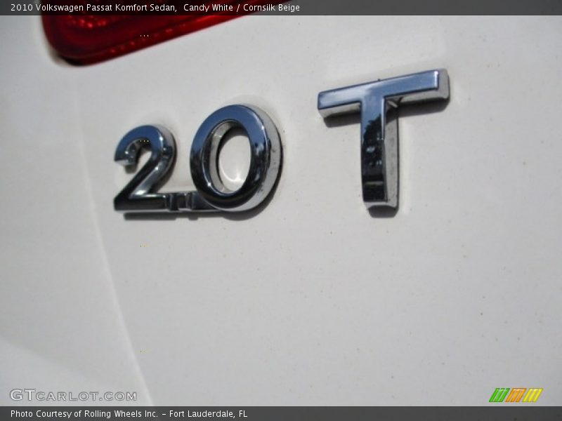 Candy White / Cornsilk Beige 2010 Volkswagen Passat Komfort Sedan