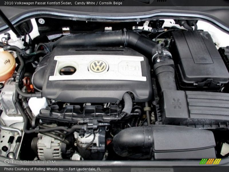 Candy White / Cornsilk Beige 2010 Volkswagen Passat Komfort Sedan