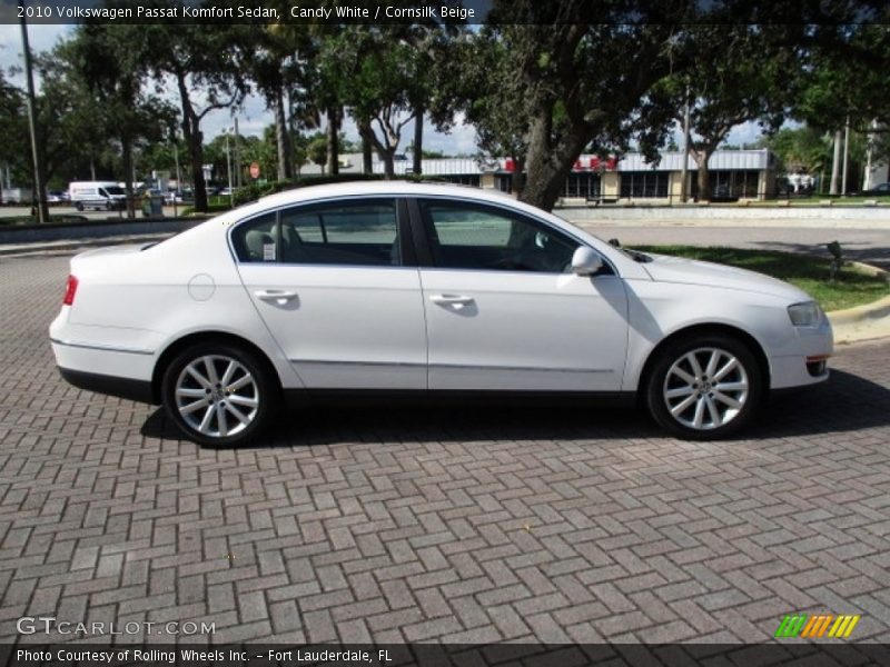 Candy White / Cornsilk Beige 2010 Volkswagen Passat Komfort Sedan