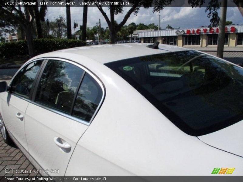 Candy White / Cornsilk Beige 2010 Volkswagen Passat Komfort Sedan