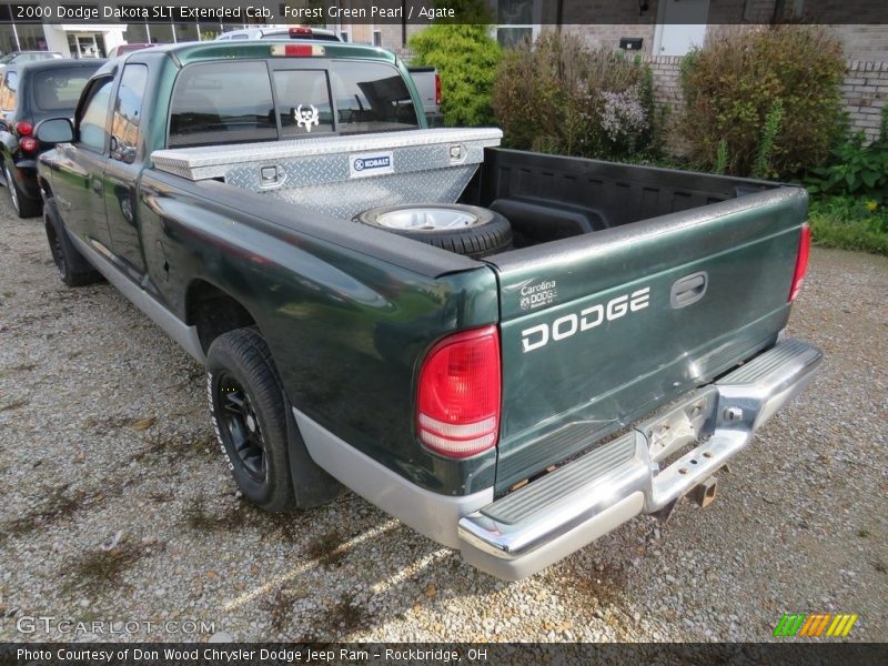 Forest Green Pearl / Agate 2000 Dodge Dakota SLT Extended Cab