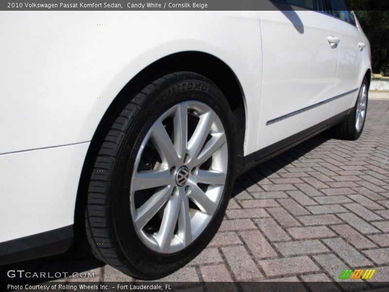 Candy White / Cornsilk Beige 2010 Volkswagen Passat Komfort Sedan