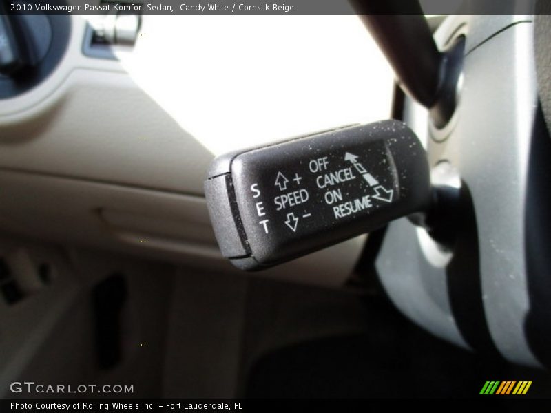 Candy White / Cornsilk Beige 2010 Volkswagen Passat Komfort Sedan