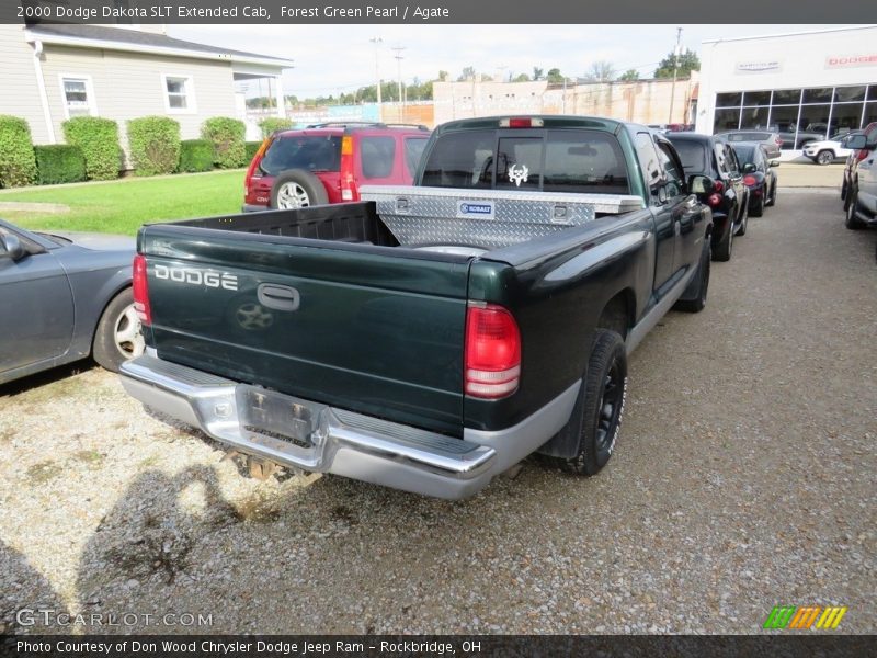 Forest Green Pearl / Agate 2000 Dodge Dakota SLT Extended Cab