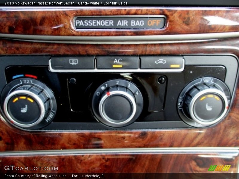 Candy White / Cornsilk Beige 2010 Volkswagen Passat Komfort Sedan