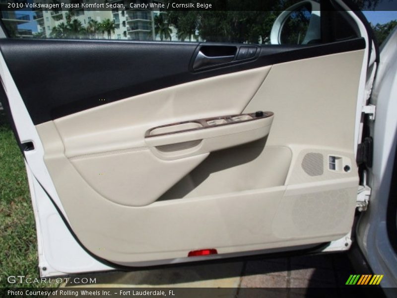 Candy White / Cornsilk Beige 2010 Volkswagen Passat Komfort Sedan