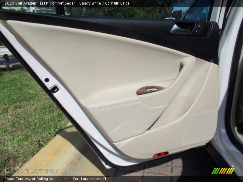 Candy White / Cornsilk Beige 2010 Volkswagen Passat Komfort Sedan