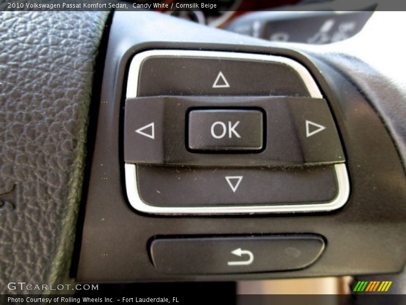 Candy White / Cornsilk Beige 2010 Volkswagen Passat Komfort Sedan