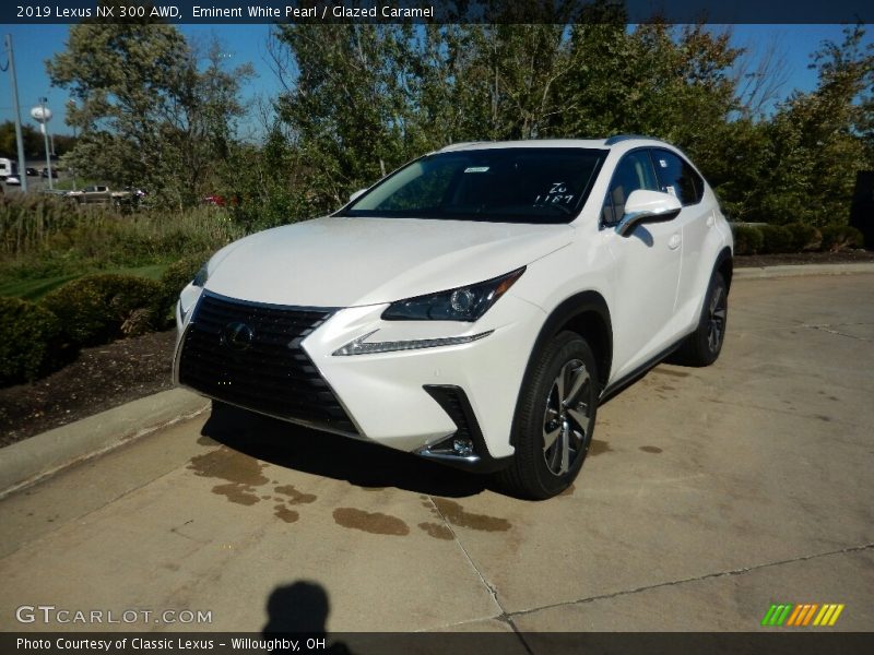 Eminent White Pearl / Glazed Caramel 2019 Lexus NX 300 AWD