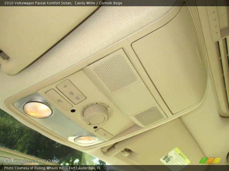 Candy White / Cornsilk Beige 2010 Volkswagen Passat Komfort Sedan