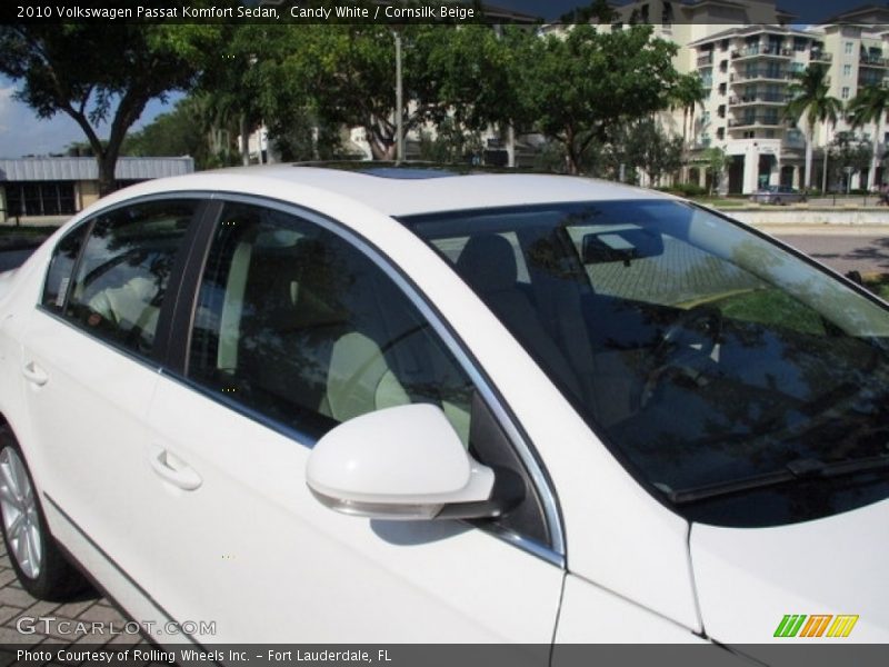 Candy White / Cornsilk Beige 2010 Volkswagen Passat Komfort Sedan
