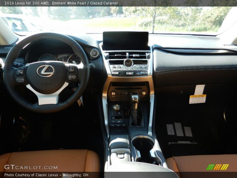 Eminent White Pearl / Glazed Caramel 2019 Lexus NX 300 AWD