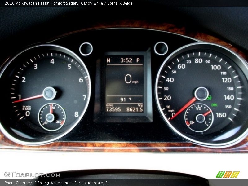 Candy White / Cornsilk Beige 2010 Volkswagen Passat Komfort Sedan