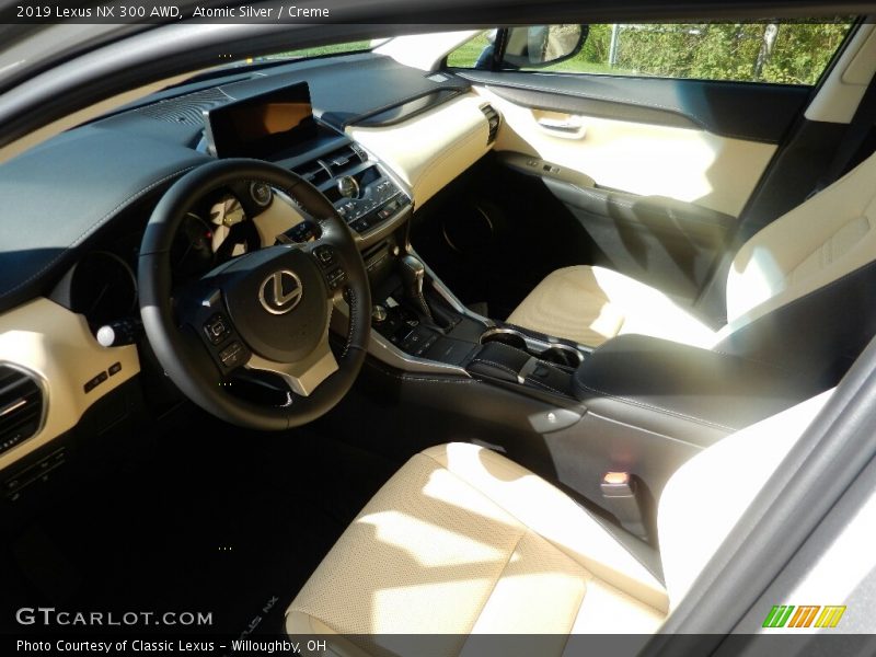 Atomic Silver / Creme 2019 Lexus NX 300 AWD
