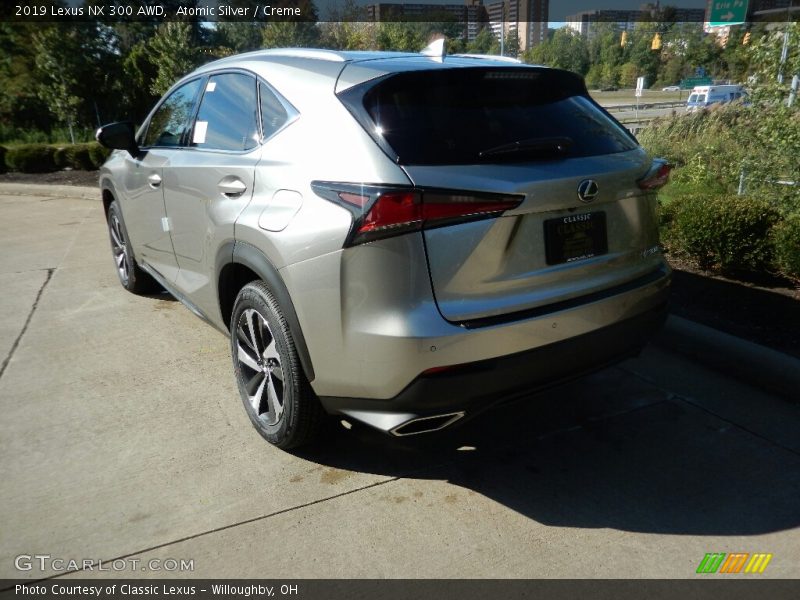 Atomic Silver / Creme 2019 Lexus NX 300 AWD