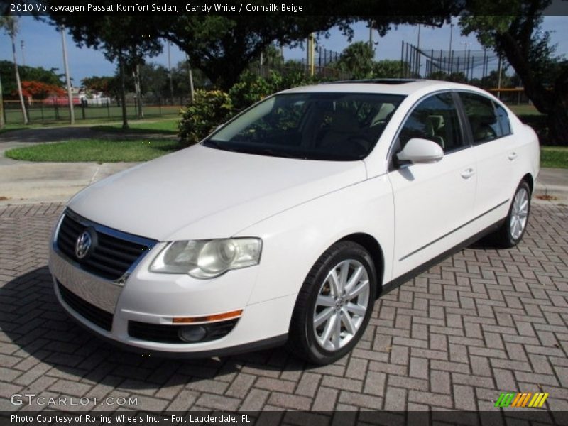 Candy White / Cornsilk Beige 2010 Volkswagen Passat Komfort Sedan