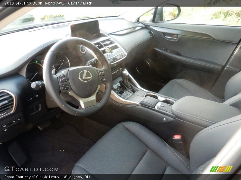 Caviar / Black 2019 Lexus NX 300h Hybrid AWD