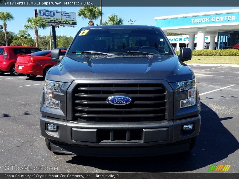 Magnetic / Black 2017 Ford F150 XLT SuperCrew