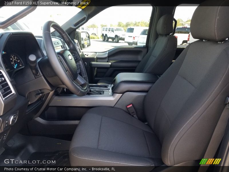 Magnetic / Black 2017 Ford F150 XLT SuperCrew