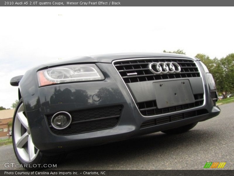 Meteor Gray Pearl Effect / Black 2010 Audi A5 2.0T quattro Coupe