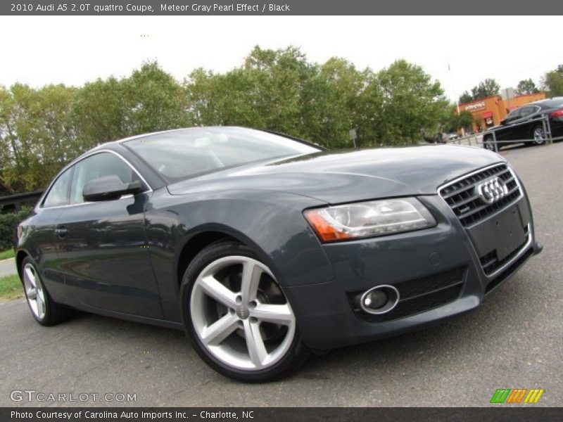 Meteor Gray Pearl Effect / Black 2010 Audi A5 2.0T quattro Coupe