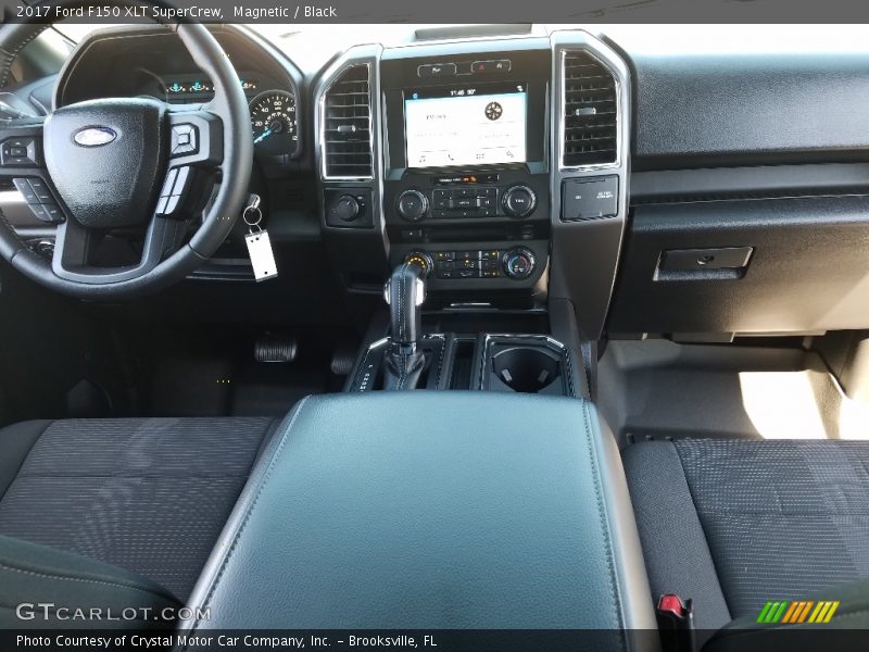 Magnetic / Black 2017 Ford F150 XLT SuperCrew