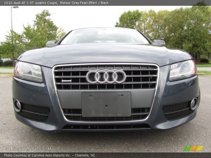 Meteor Gray Pearl Effect / Black 2010 Audi A5 2.0T quattro Coupe
