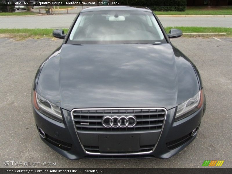 Meteor Gray Pearl Effect / Black 2010 Audi A5 2.0T quattro Coupe