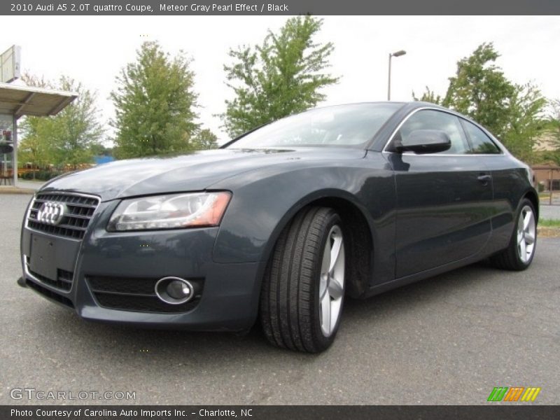 Meteor Gray Pearl Effect / Black 2010 Audi A5 2.0T quattro Coupe