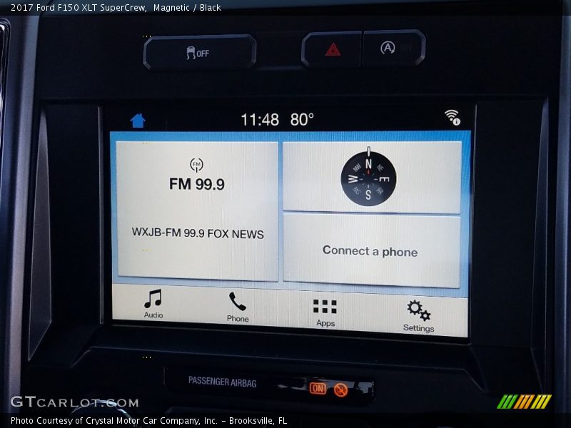 Magnetic / Black 2017 Ford F150 XLT SuperCrew