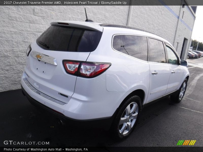 Iridescent Pearl Tricoat / Ebony/Saddle Up 2017 Chevrolet Traverse Premier AWD