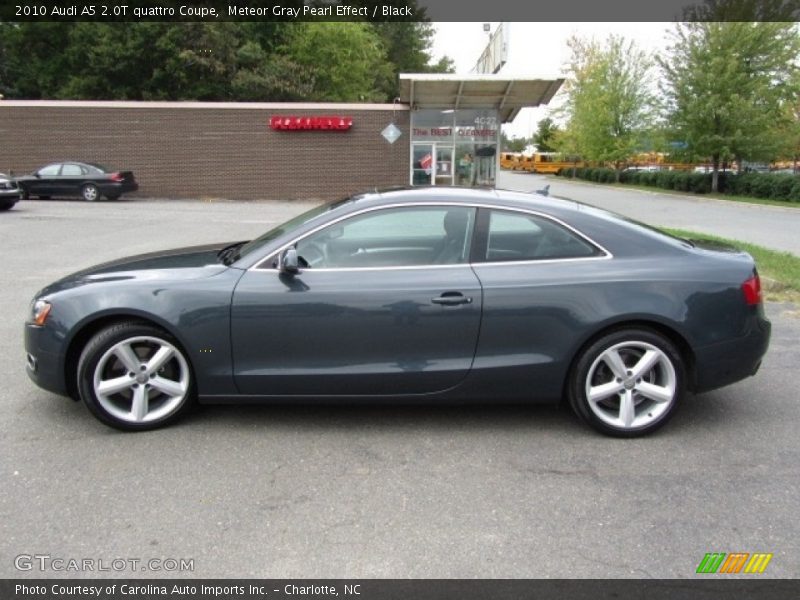 Meteor Gray Pearl Effect / Black 2010 Audi A5 2.0T quattro Coupe