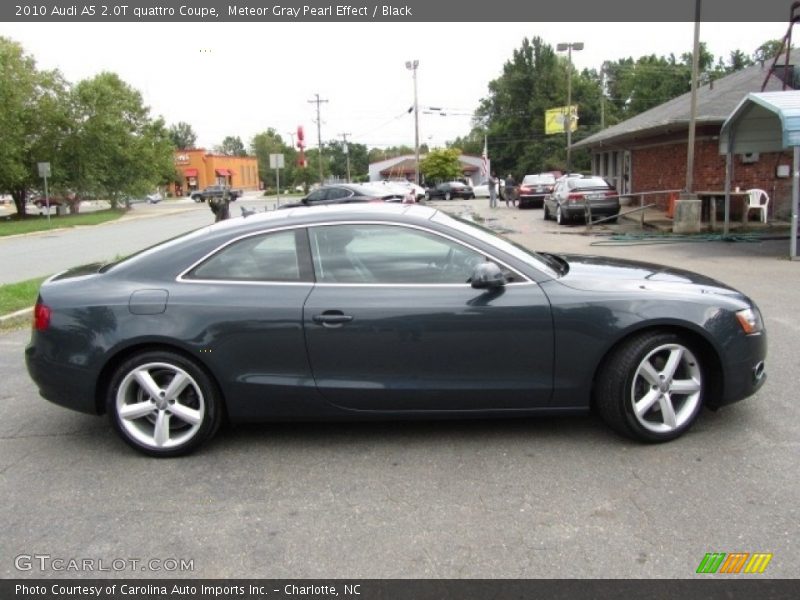 Meteor Gray Pearl Effect / Black 2010 Audi A5 2.0T quattro Coupe