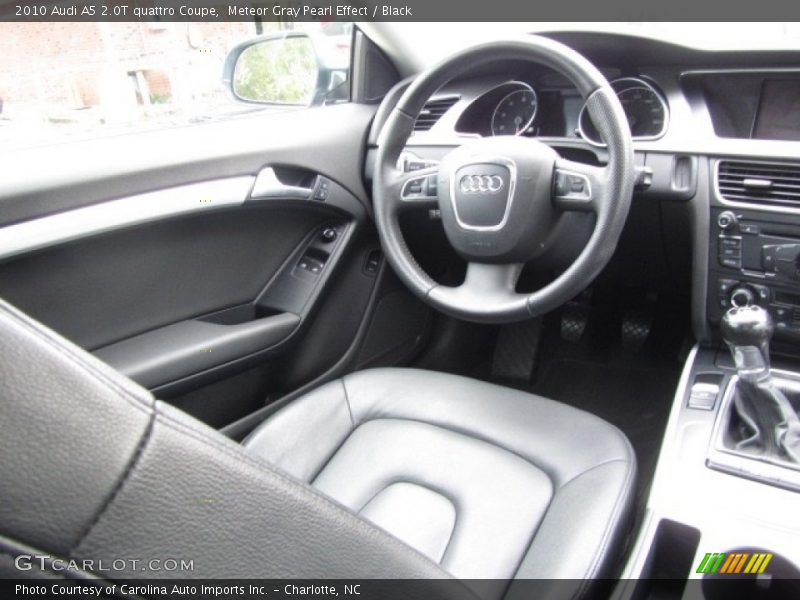 Meteor Gray Pearl Effect / Black 2010 Audi A5 2.0T quattro Coupe