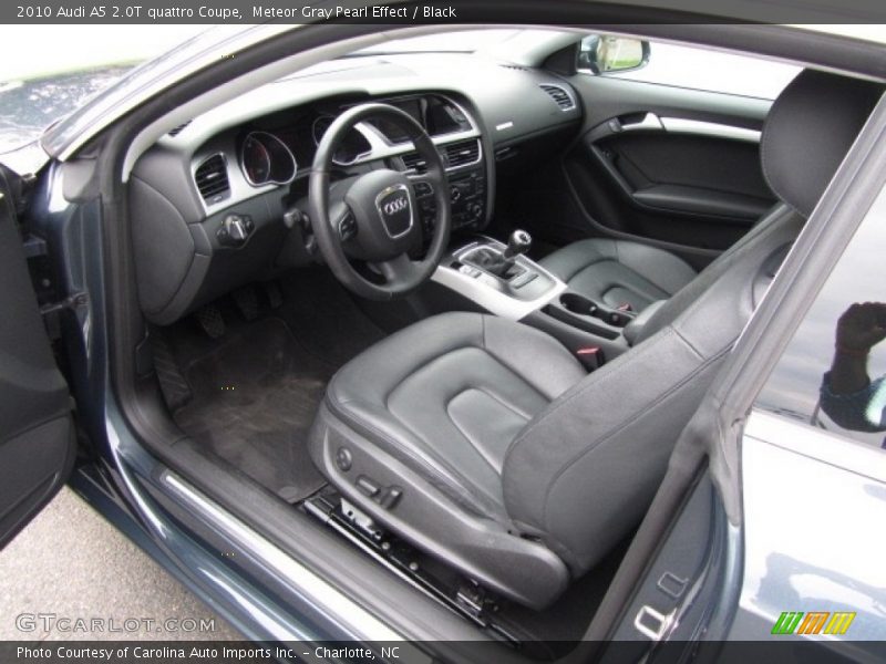 Meteor Gray Pearl Effect / Black 2010 Audi A5 2.0T quattro Coupe