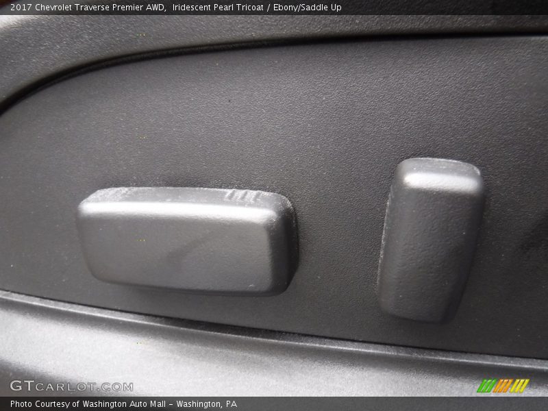 Iridescent Pearl Tricoat / Ebony/Saddle Up 2017 Chevrolet Traverse Premier AWD