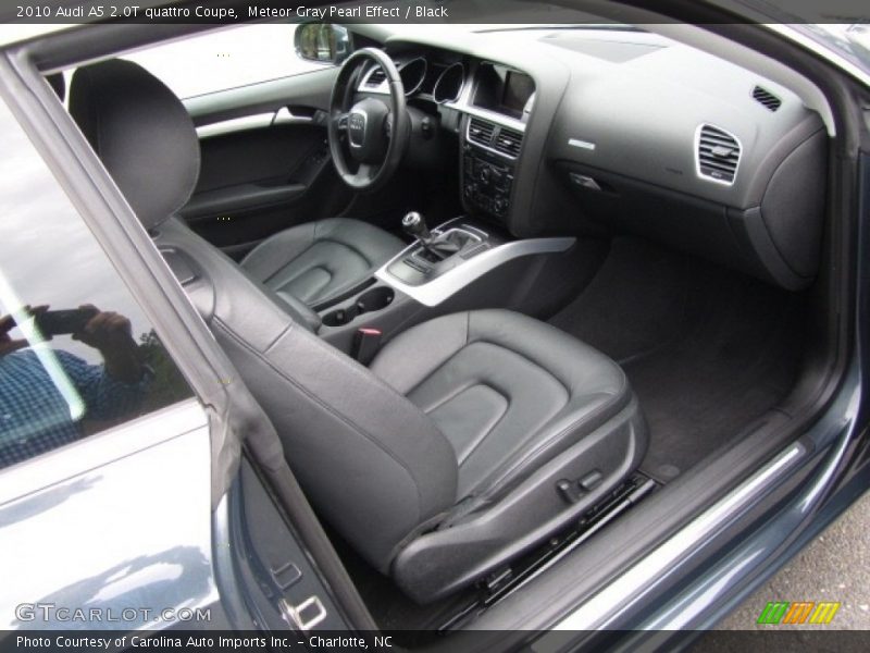 Meteor Gray Pearl Effect / Black 2010 Audi A5 2.0T quattro Coupe