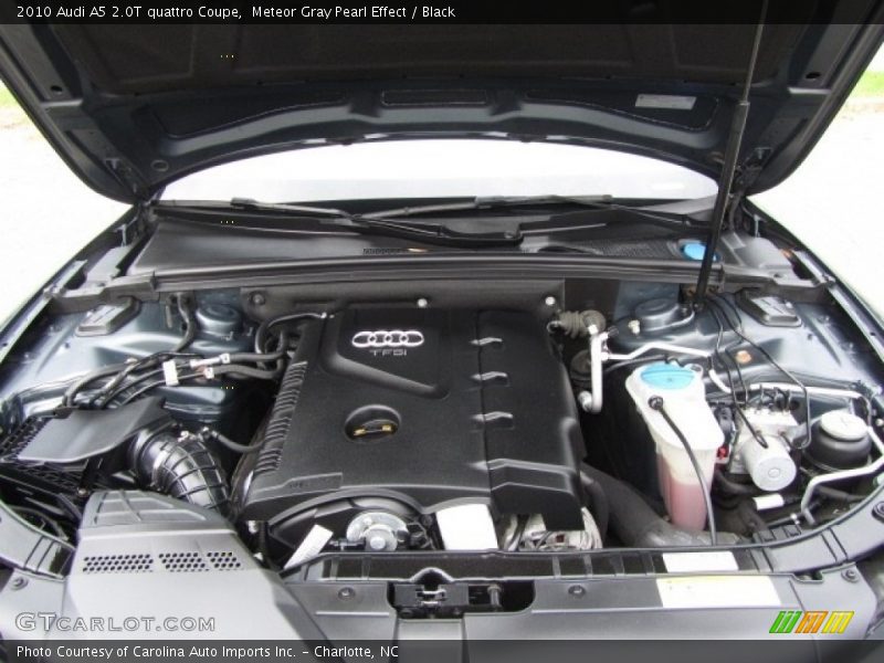 Meteor Gray Pearl Effect / Black 2010 Audi A5 2.0T quattro Coupe
