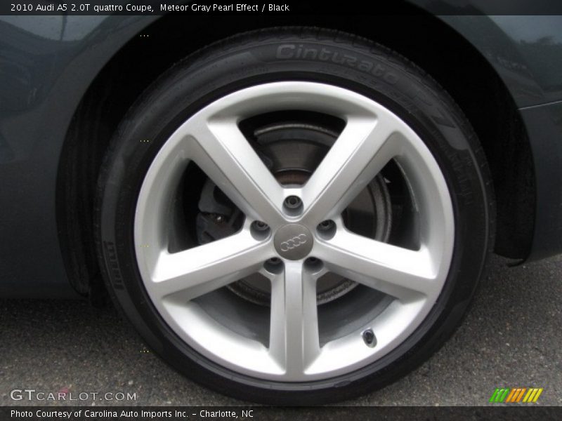 Meteor Gray Pearl Effect / Black 2010 Audi A5 2.0T quattro Coupe